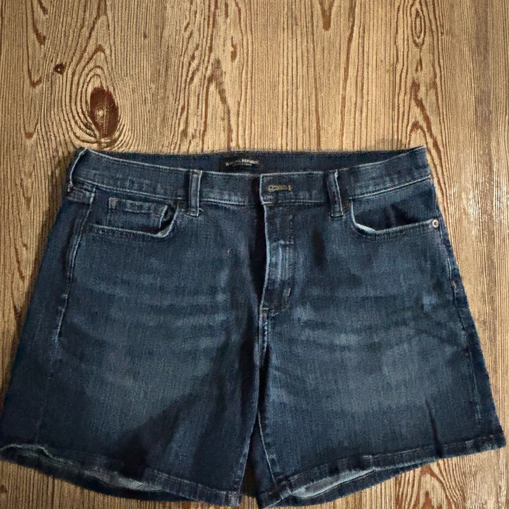 Banana Republic Dark Wash Denim Shorts